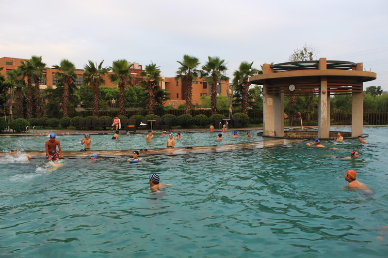 游泳池客人戏水场景2